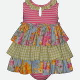 Lucie Mixed Print Bubble - Image 