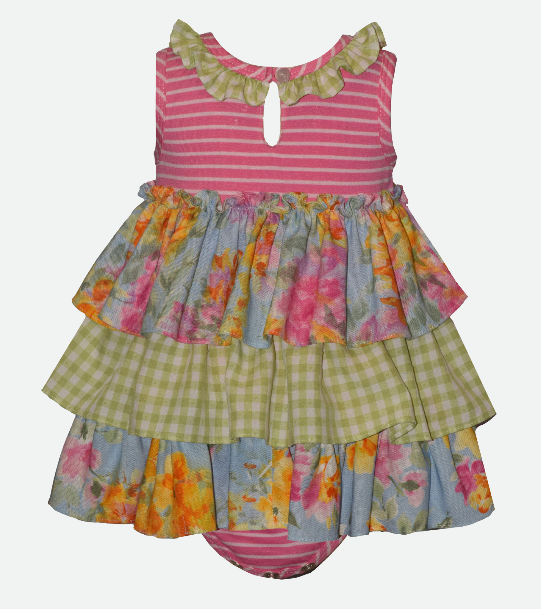 Lucie Mixed Print Bubble