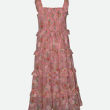 Sarah Tiered Chiffon Maxi Dress - Image 