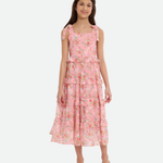 Sarah Tiered Chiffon Maxi Dress - Image 