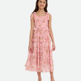 Sarah Tiered Chiffon Maxi Dress - Image 