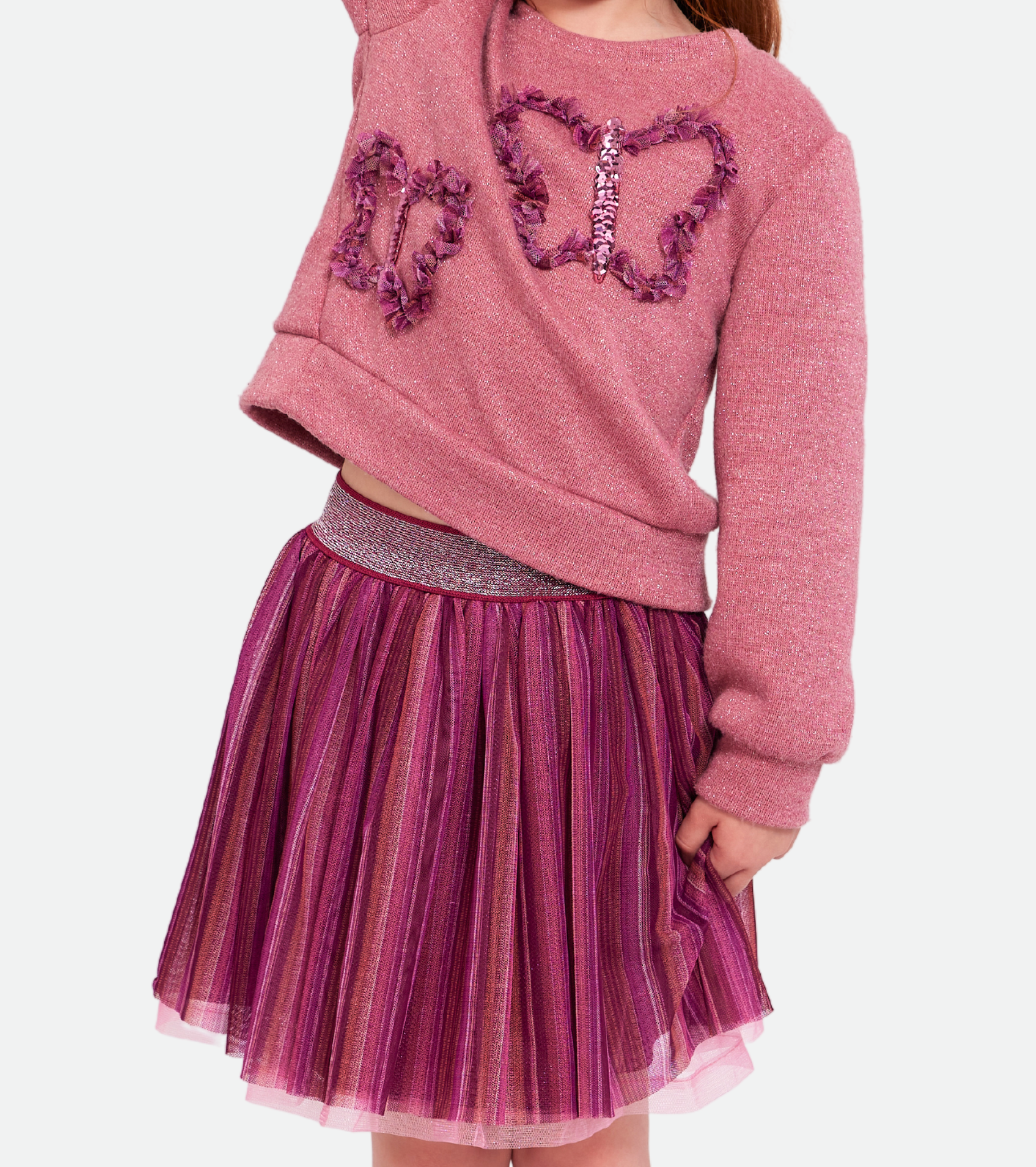 Junie Butterfly Skirt Set