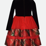 Eliza Tiered Plaid Party Dress - Image 