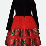 Eliza Tiered Plaid Party Dress - Image 