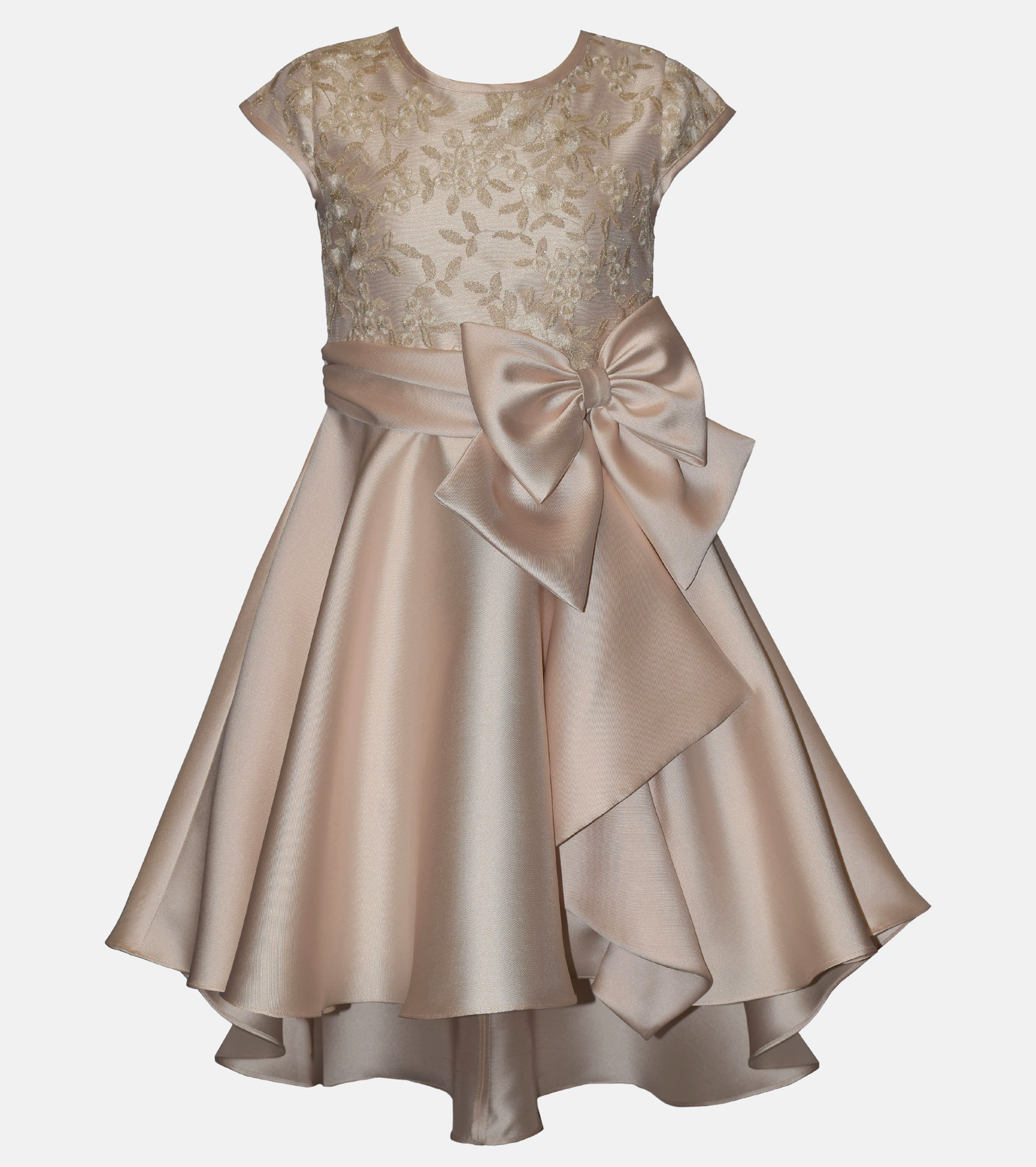 Emilia Embroidered High-low Party Dress