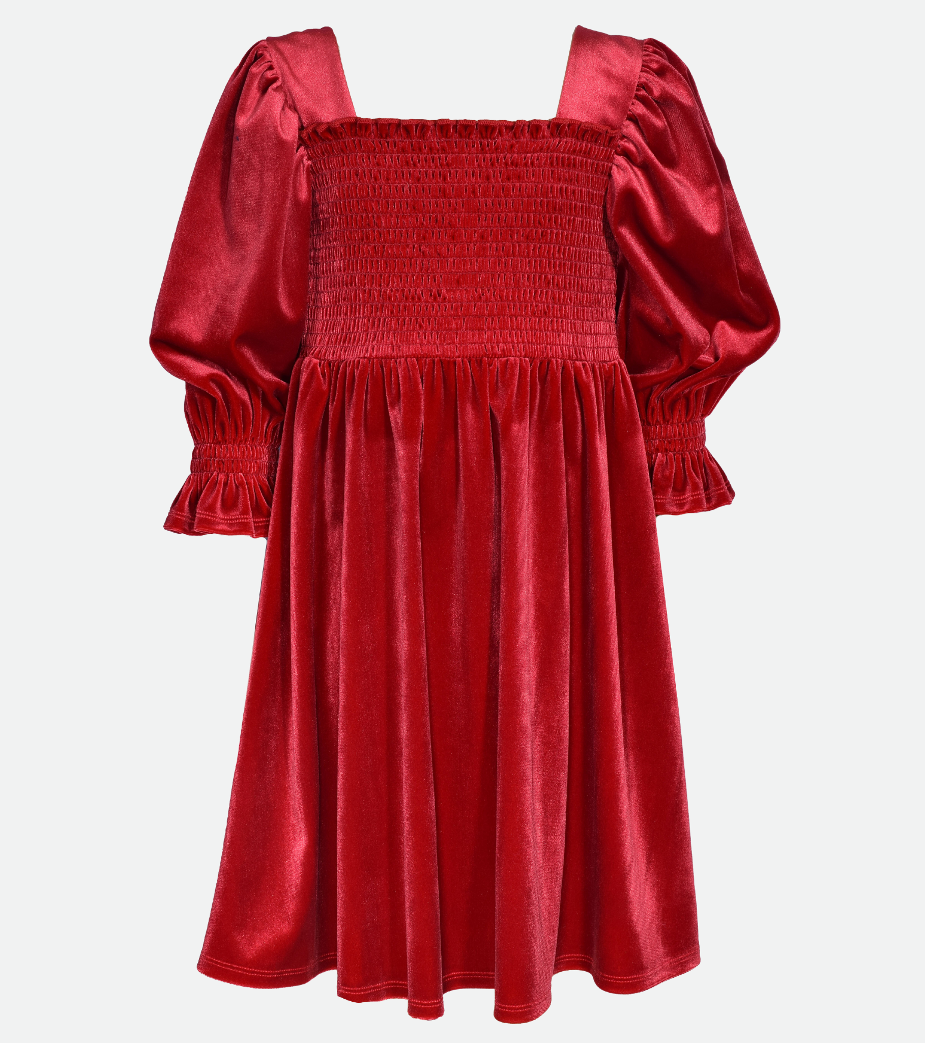 Red velvet dress for 2025 christmas