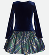 Natalie Silver Hipster Dress