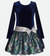 Natalie Silver Hipster Dress