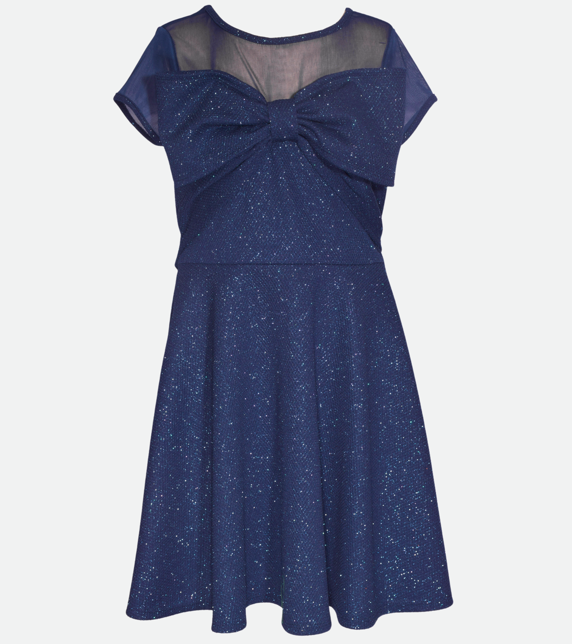 Bonnie Jean Katy Skater Dress 8 Navy