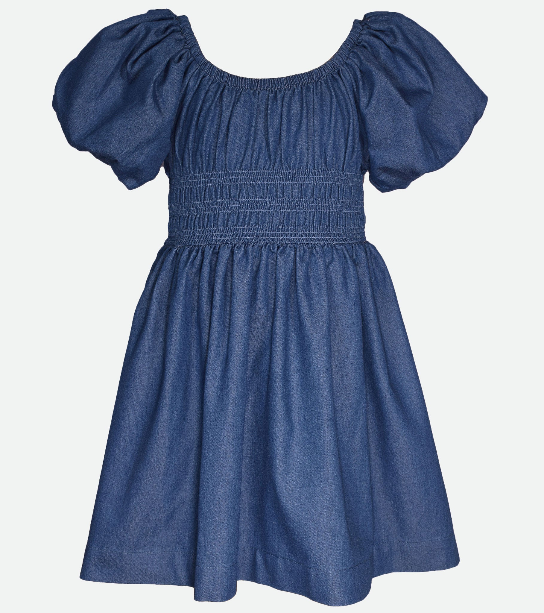 Girls Stella Denim Dress In Vintage | Bardot Junior