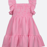 Jeanie Neon Ruffle Dress - Image 