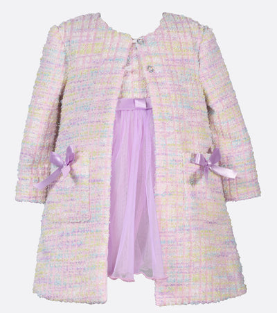 Matching sister dress with coat