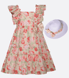Floral Dress with Hat for Easter Sunday