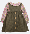 Little girls fall jumper dress