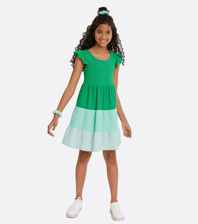 Patsy Dress with Scrunchies