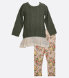 Little girls sweater legging set