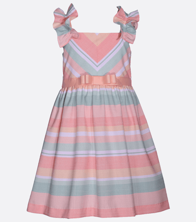 Matching Sister Dresses for Easter Striped Linen Dress