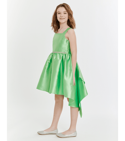 Green Tween Girls Party Dress