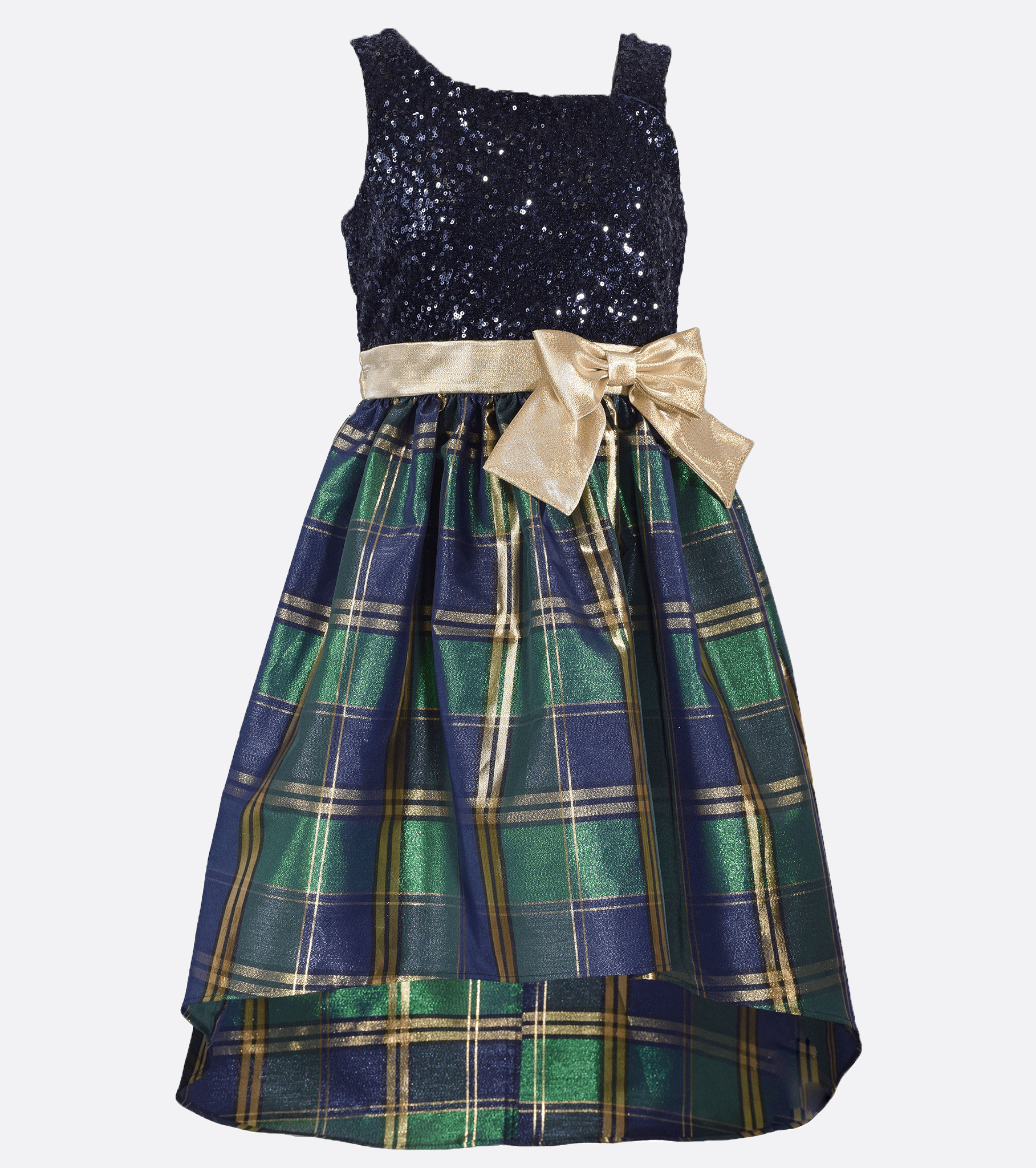 High low plaid dress best sale
