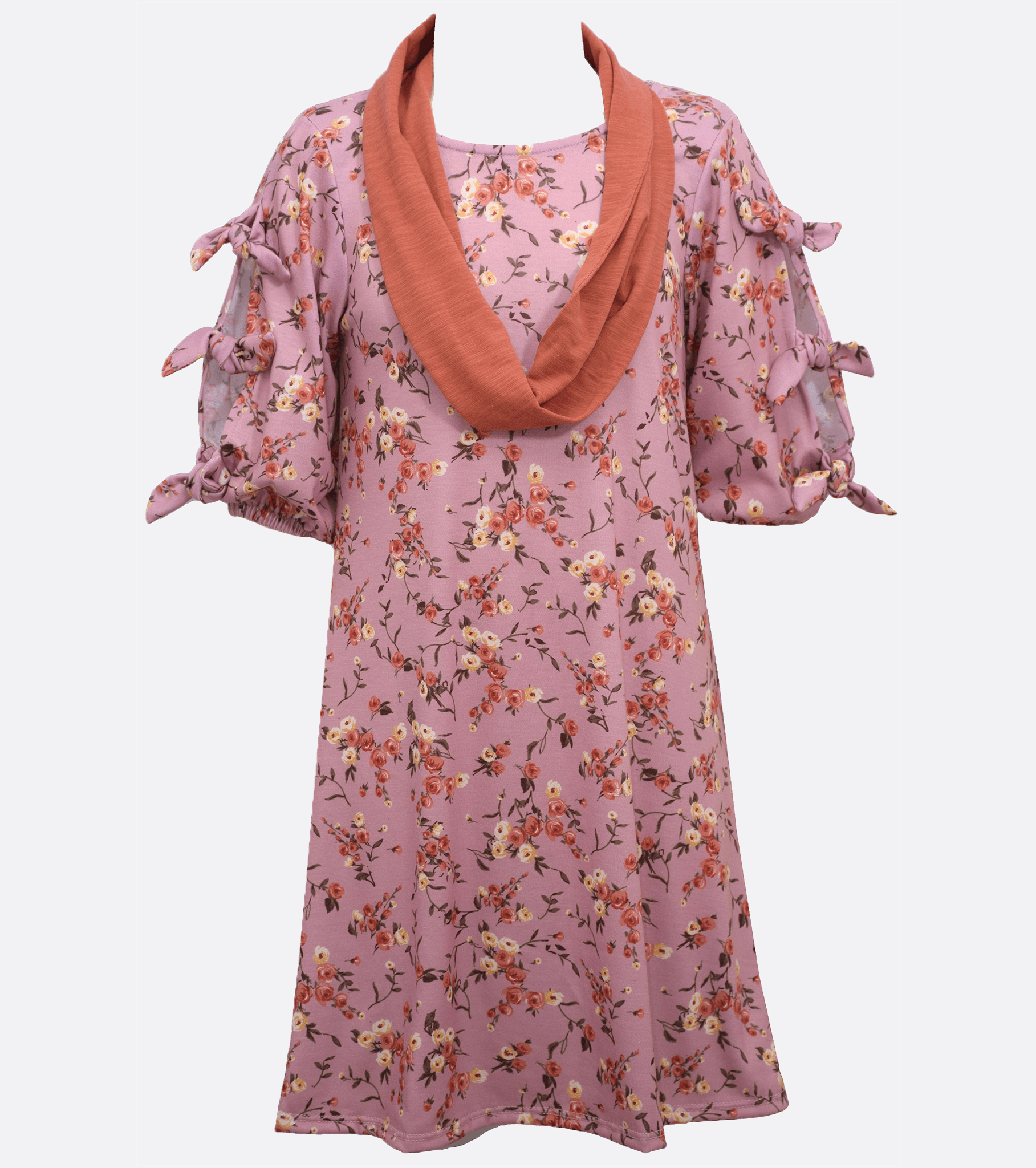 Keisha Dress with Scarf Bonnie Jean