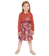 Delilah Floral Dress with Cardigan