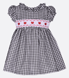 Valentines Day Smocked Dress