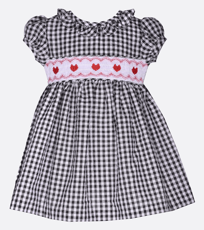 Valentines Day Smocked Dress