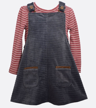 Jumper dress for baby girls
