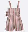Raven Striped Romper