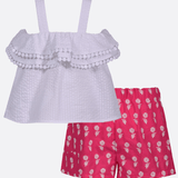 Emily Embroidered Short Set - Image 