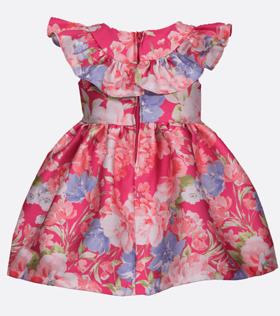 Baby Girls  Party Dress Pink Floral 