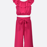 Shelley Ruffle Pant Set - Image 